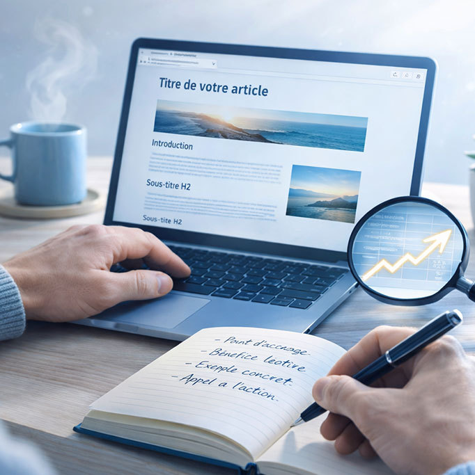 Rédaction d'articles optimisés SEO GEO